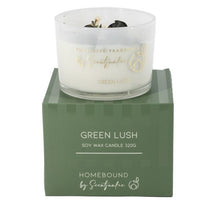 Geurkaars 320g green lush 11,7x11,7x8,9cm
