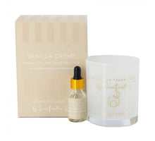 Geur kristal met 15ml essentiële olie vanilla cream 9,6x9,6x14cm