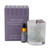 Geur kristal met 15ml essentiële olie cozy plaid 9,6x9,6x14cm