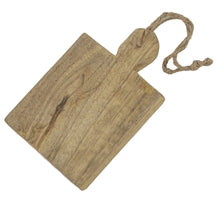 Houten snijplankje rechthoek 16x10,5x1,5cm