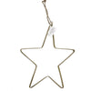 Ster hangend goud 30x30cm