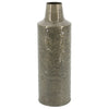 Metalen vaas olive 6,5x14x41cm