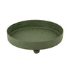 Metal tray green texture 15,5x15,5x4cm