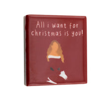Magneettegeltje 5x5cm all I want Mariah