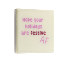 Magneettegeltje 5x5cm holidays festive AF