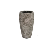 Vaas Lava rond D22 H40cm Steengrijs