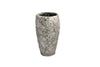 Vaas Lava rond D18 H30cm Steengrijs