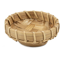 Bamboo schaaltje hoog naturel 9x9x3,5cm