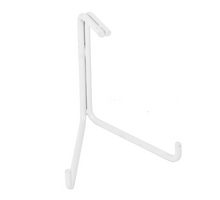 Rekje voor tegels wit 2-poot metaal