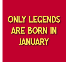 Tegeltje januari
