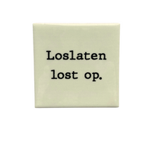 Tegeltje loslaten