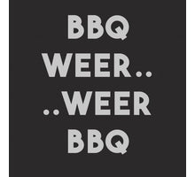 Tegeltje BBQ weer keramiek 10x10x0,5cm