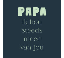 Tegeltje papa 10x10x0,5cm
