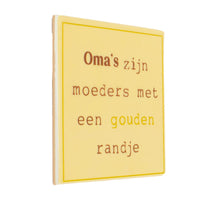 Tegeltje oma's