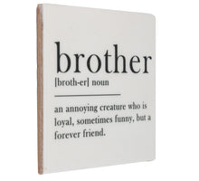 Tegeltje brother dictionary