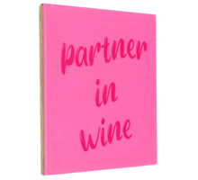 Tegeltje partner in wine