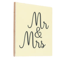 Tegeltje mr & mrs