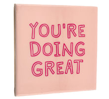 Tegeltje you're doing great