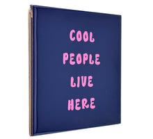 Tegeltje cool people live here
