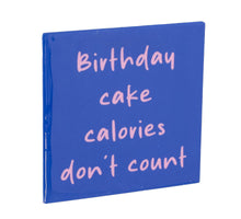 Tegeltje birthday cake calories