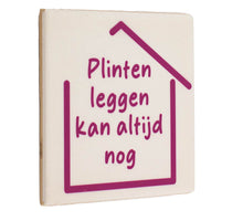 Tegeltje plinten leggen