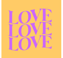 Tegeltje love love love