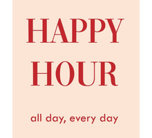 Tegeltje happy hour