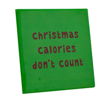 Tegeltje christmas calories