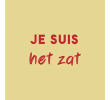 Tegeltje je suis het zat