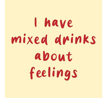 Tegeltje mixed drinks about feelings