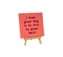 Tegeltje I hope your day 10,5x10,5x0,5cm