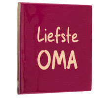 Tegeltje liefste oma 10,5x10,5x0,5cm