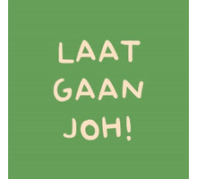 Tegeltje laat gaan joh 10,5x10,5x0,5cm