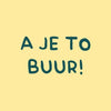 Tegeljte a je to buur 10,5x10,5x0,5cm