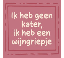 Tegeljte wijngriepje 10,5x10,5x0,5cm