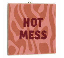 Tile hot mess 10.5x10.5x0.5cm