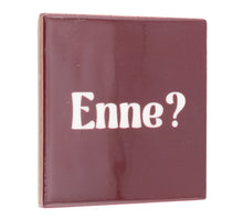 Tegeltje Enne - keramiek 10,5x10,5x0,5cm
