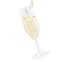 Kerstbal champagne 4,4x4,4x12cm
