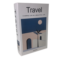 Opbergboek koffietafel travel 27x18x7cm