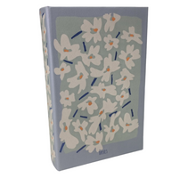 Opbergboek koffietafel daisies 24x16x5cm