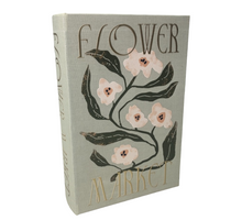 Opbergboek koffietafel flower 27x18x7cm