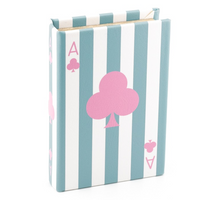 Opbergboek koffietafel Ace of Clubs 13,5x9,5cm